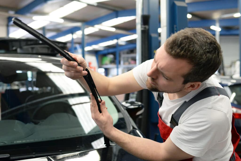 The effect of windshield wipers on the results of a vehicle's technical inspection